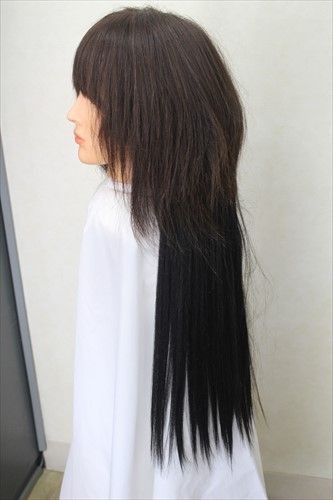 不自然なエクステをなじませる 岩国市の美容院 Hair Make Place