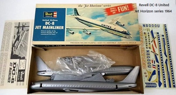 レベル DC-8 KLMオランダ航空特別版 : ぷらもった1960年代国産プラモレポート（第1）