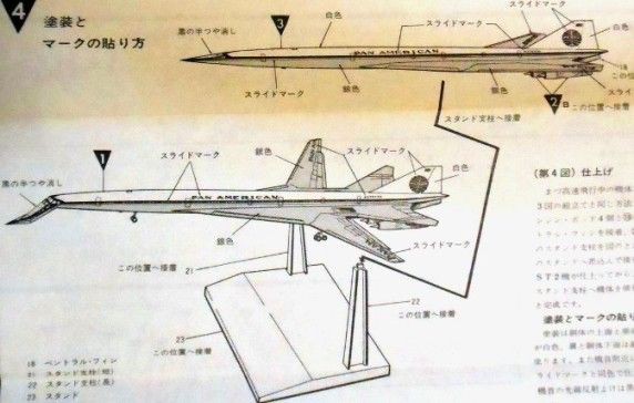 日本レベル（グンゼレベル） ボーイング2707 : ぷらもった1960年代国産