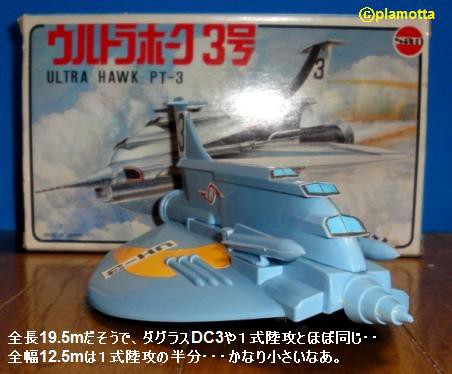 マルサン ウルトラホーク3号 プラTOY（2） : ぷらもった1960