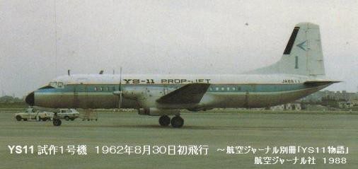 戦後初の国産旅客機 ＹＳ－１１ （１） サンワ : ぷらもった1960年代国産プラモレポート（第1）