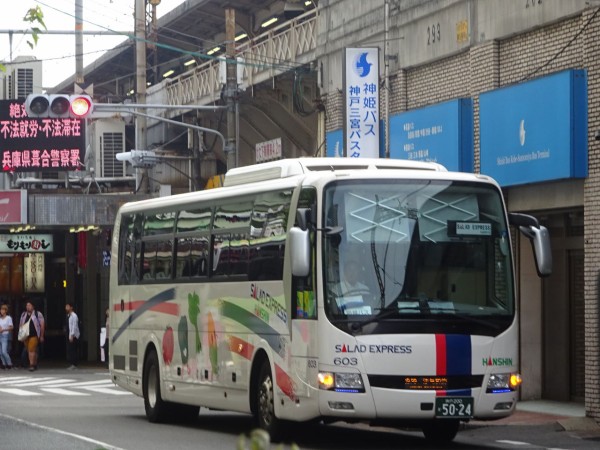 神姫バス三田特急 2019 07 乗り物旅行記録