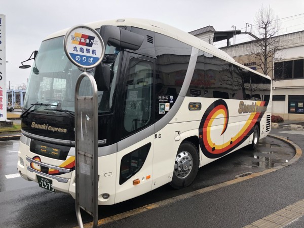 四国高速バス さぬきエクスプレス神戸大阪号 2018 12 乗り物旅行記録