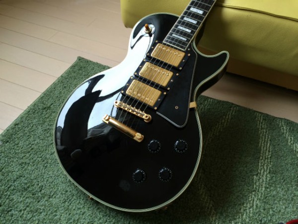 ☆Burny Les Paul Custom 3PU コピー : ジナパパ一家の何てことない日常