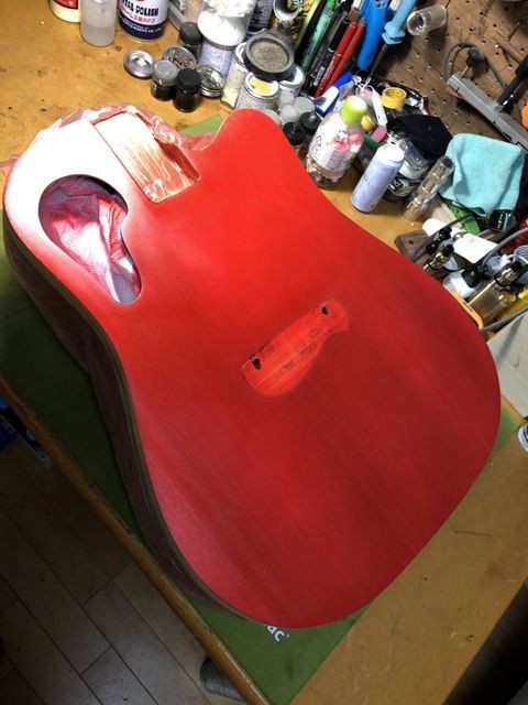 ☆TACOMA DM8C 修理＆塗装して頂きました！ : ジナパパ一家の何てこと