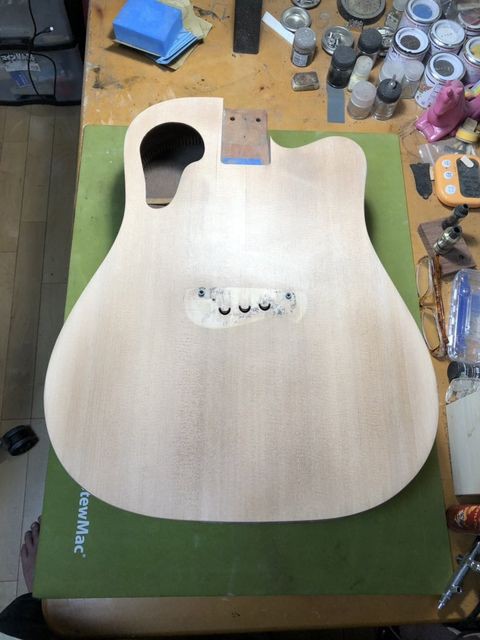 ☆TACOMA DM8C 修理＆塗装して頂きました！ : ジナパパ一家の何てこと