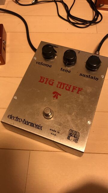 ☆Electro Harmonix BIG MUFF Ram's Head ラムズヘッド！1976年製 : ジナパパ一家の何てことない日常