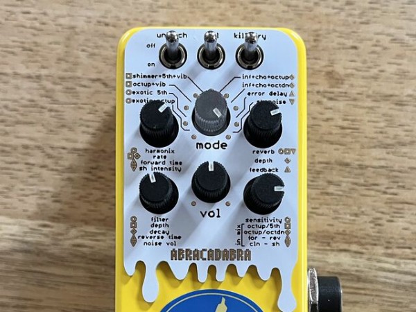 未使用 BANANANA EFFECTS ABRACADABRA ABRACADABRA Shimmer reverb pedal