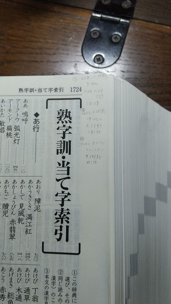 熟字訓と当て字二周目オワタ 露西亜語毒学日記