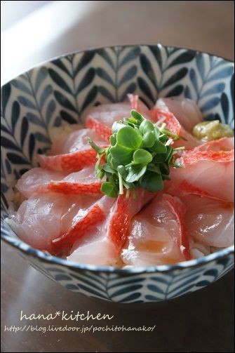 金目鯛の湯引きで 海鮮丼 簡単レシピ ねことキッチンで暮らす