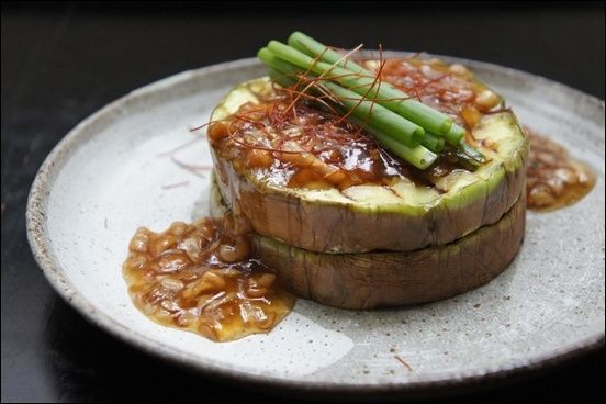 白なすレシピ 白茄子のステーキ なめこソース ねことキッチンで暮らす