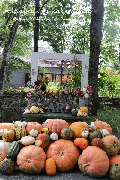 60's アンティーク 竹xチークx黒3本脚 サイドテーブル プランター 竹籠