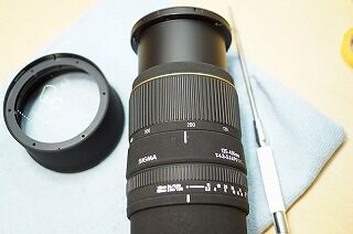 SIGMA 135-400mm F4.5-5.6 APO DG を分解/清掃 : 中古カメラ レンズの修理/販売で稼ぐ！独立のすすめ 実践編 名古屋