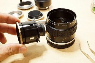 Nikon Ai-s Micro-NIKKOR 55mm F2.8 のヘリコイド調整 : 中古カメラ