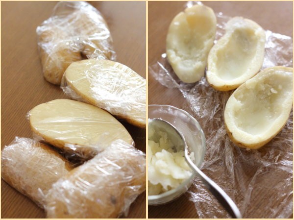 カリカリベーコンとチーズが最高 アメリカ料理 ポテトスキン をたまご入りで作ってみた ぽかぽかびより レシピ 作り方 コツ Powered By ライブドアブログ