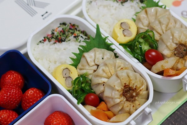 弁当記録 大葉餃子 れんこん甘酢煮のレシピ付き ぽかぽかびより レシピ 作り方 コツ Powered By ライブドアブログ