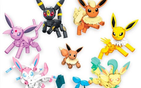 組み立てブロック メガコンストラックス にピカチュウやイーブイたちが登場 ポケブラリー