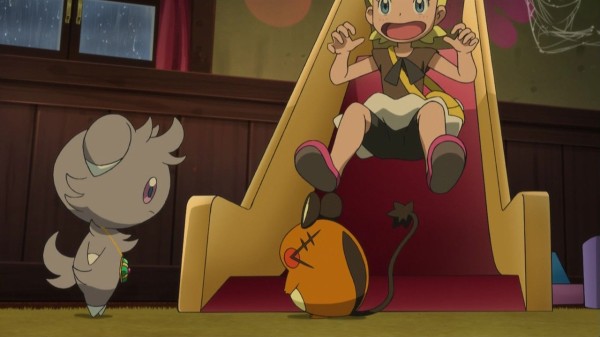 感想 ポケモンxy 第14話 ぶきみな雨宿り ニャスパーは見ていた ポケまと ポケモンまとめ ２ｃｈ