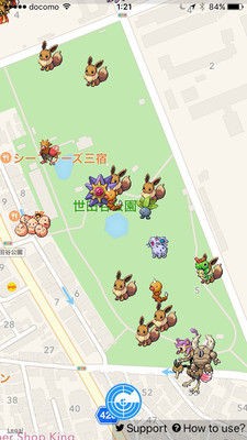 世田谷公園はイーブイの巣に変わった Pokemon Go ポケモンゴー まとめブログ