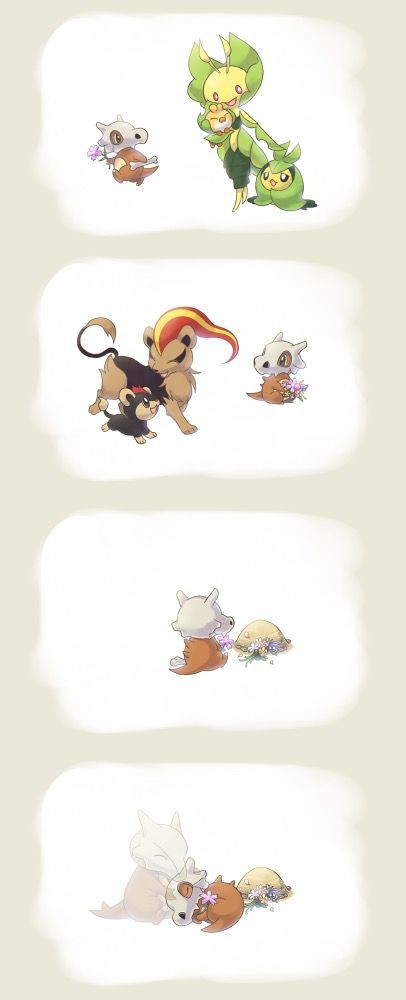 ポケモンgo このカラカラの4コマが泣ける W ｳｯ ポケモンgo攻略速報