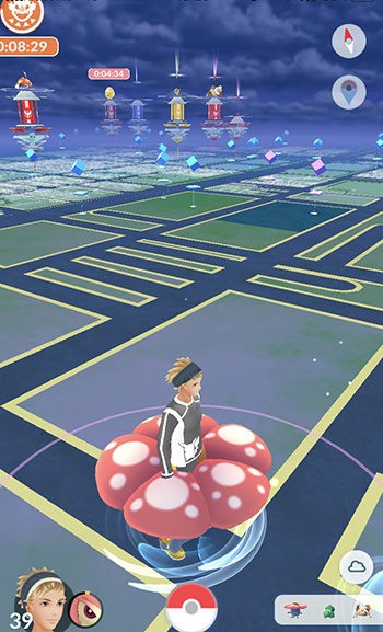 ポケモンgo ラフレシアなんか柄も大きさも違うなw ポケモンgo速報まとめ