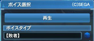12 16 男性共通 敗者 ボイスはすごいアイテム Pso2ngs ポキールのぽきんたん日記