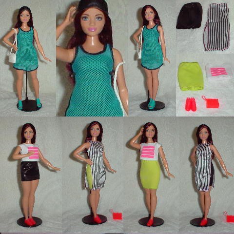 バービー カービー 曲線美 アクションフィギュアと可動人形