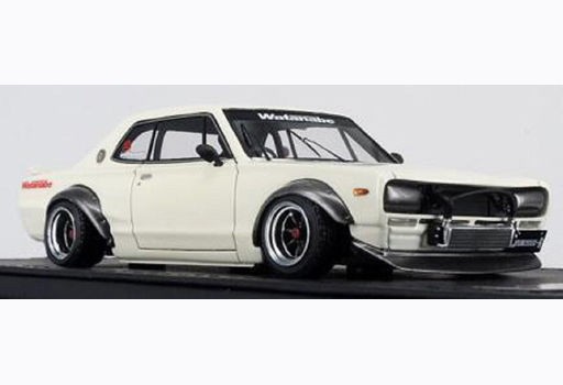 1/43　スカイライン改　ハコスカ2Dr　ワタナベ　ホイール　アルミ製　深リム 1/43 日産 スカイライン改 ハコスカ2Dr 2000GT-R KPGC10