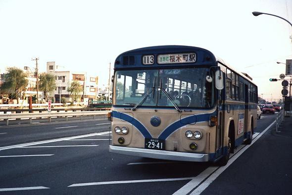 横浜市営バス滝頭営業所 1987～89年 : 関東甲信越古バスの