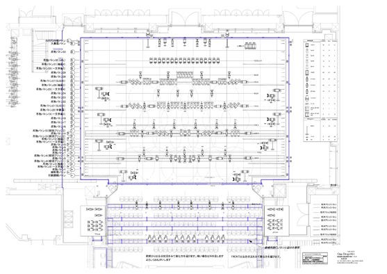 よみうりホール 販売済み 照明基本仕込み図