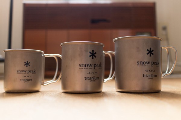 Snow Peak/チタンマグカップ2個セット（300/450） スノーピーク チタン