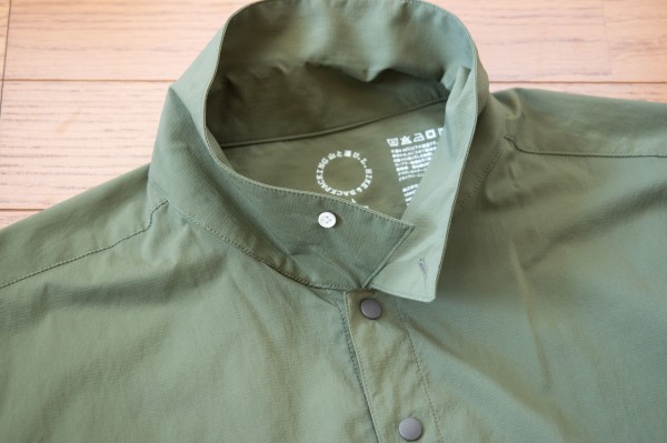山と道 UL short sleeve shirt Duck green L yumac.com