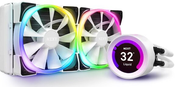人気の水冷CPUクーラー「NZXT Kraken Z53」のホワイト&RGB