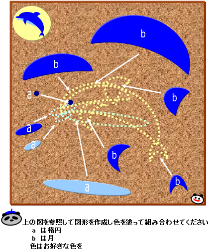 恥の上塗り オートシェイプでイルカを描くぞ 恥の上ぬり Pcで絵を描くぞ