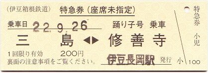 伊豆箱根鉄道駿豆線 大場 : 厚紙散歩