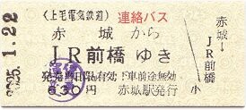 上毛電気鉄道 赤城 2 : 厚紙散歩