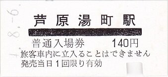 京福電鉄三国芦原線 芦原湯町 : 厚紙散歩