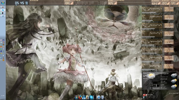 Software デスクトップをカスタマイズ Rainmeter 1 Psp改造初心者日記