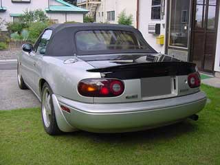 マツダ ユーノスロードスター ダックテール トランクスポイラー 小さから