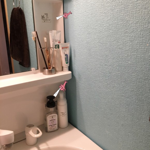 洗面所改造計画 無印の壁に付けられる家具をバッサリ切ってみる Irodori 心地よくて小さな暮らし Powered By ライブドアブログ