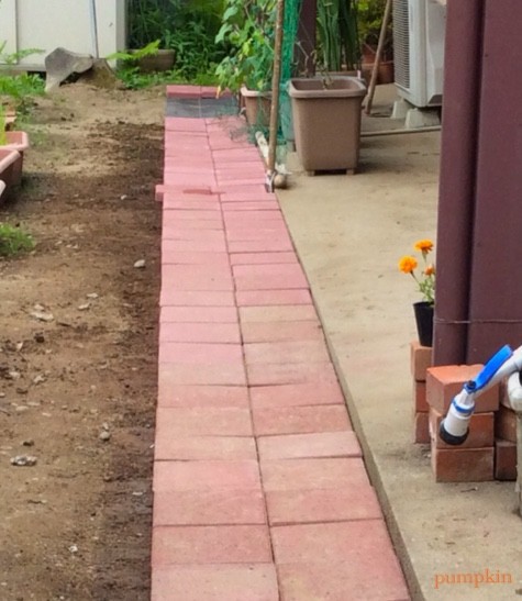 平板の追加と小道マジック ガーデニングビギナーが始めるゆる い庭ライフ