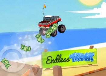 モンスタートラックスタントゲーム Endless Truck ニュースフラッシュ無料オンラインゲーム