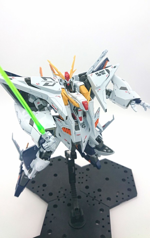 ガンプラ改造」HG Ξ(クスィー)ガンダム 完成品（部分塗装） Ver.2