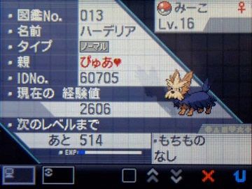 ポケモンｂｗ日記２ チャオブーに進化したよ ぴゅあの部屋ライブドア版