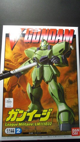 旧キット】 1/144 ガンイージ (機動戦士Vガンダム) 素組み