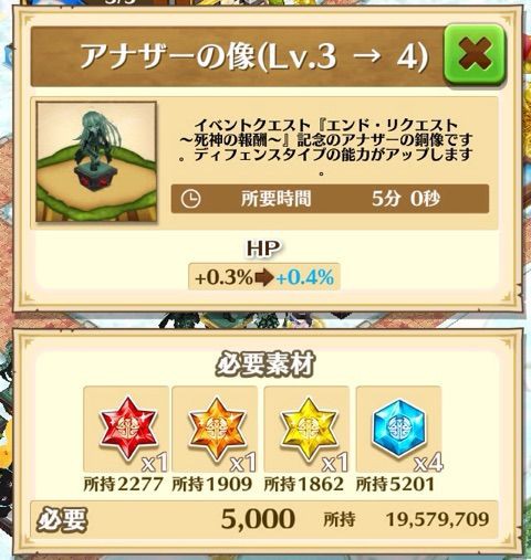 白猫 アナザーの像 Lv 1 Lv 10 Max ぷるるの白猫日記