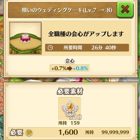 白猫 贖いのウェディングケーキ Lv 1 Lv 10 ぷるるの白猫日記