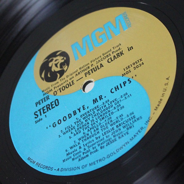 Original Motion Picture Soundtrack Petula Clark Goodbye Mr Chips Mgm S1e 19 Stx ブログ ゆるかわいい アナログ レコード コレクション