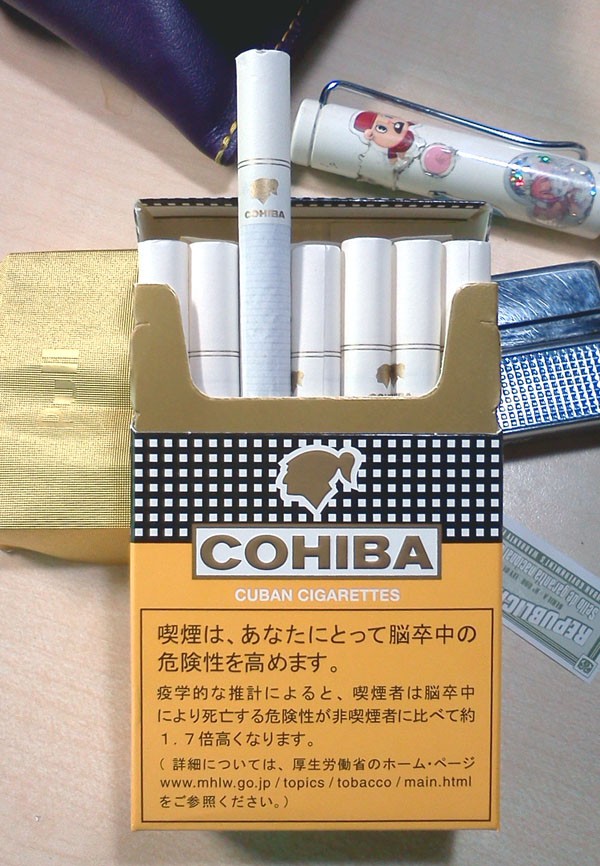 コイーバ オリジナル Cuban Cigarettes プロ妖精ぺぺやま