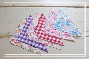 三角はぎれの使い道 : Quilt Qufu blog